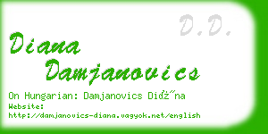 diana damjanovics business card